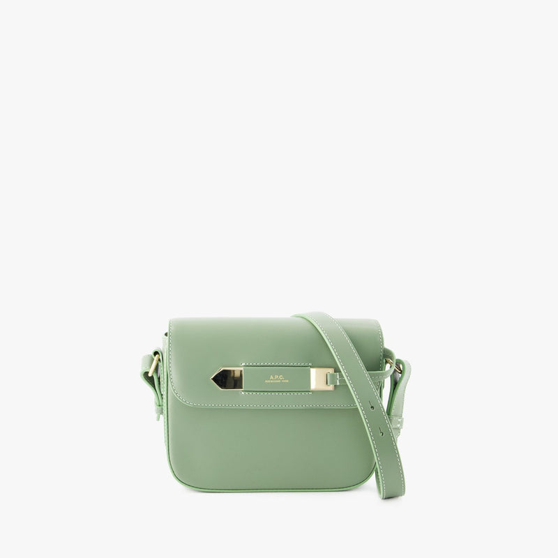 Charlotte Crossbody Bag - A.P.C - Leather - Green