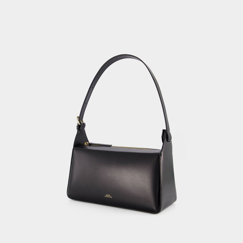 Virginie Hobo Bag - A.P.C - Leather - Black