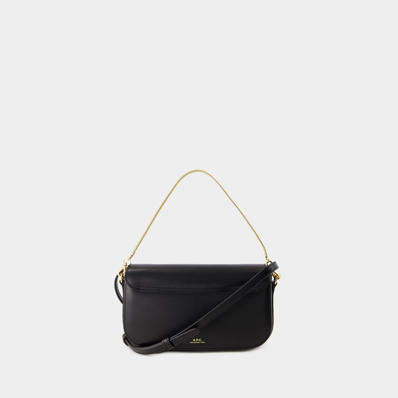 Grace Chaine Clutch - A.P.C. - Leather - Black