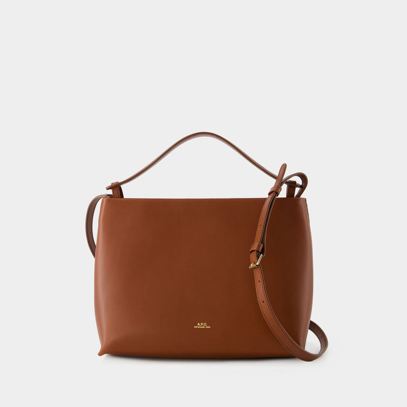 Ashley Crossbody - A.P.C. - Cotton - Hazelnut