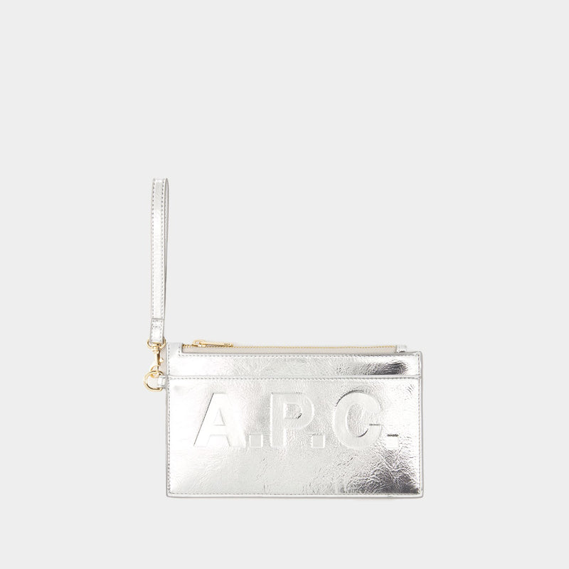 Market Clutche - A.P.C. - Synthetic - Silver