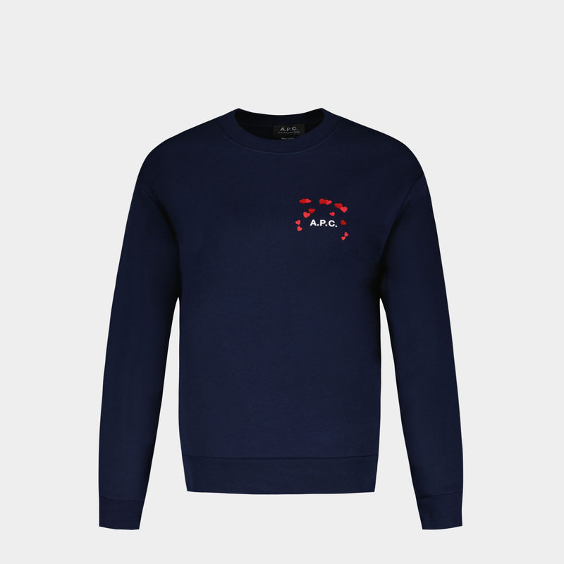 Valentin Sweat - A.P.C. - Cotton - Blue