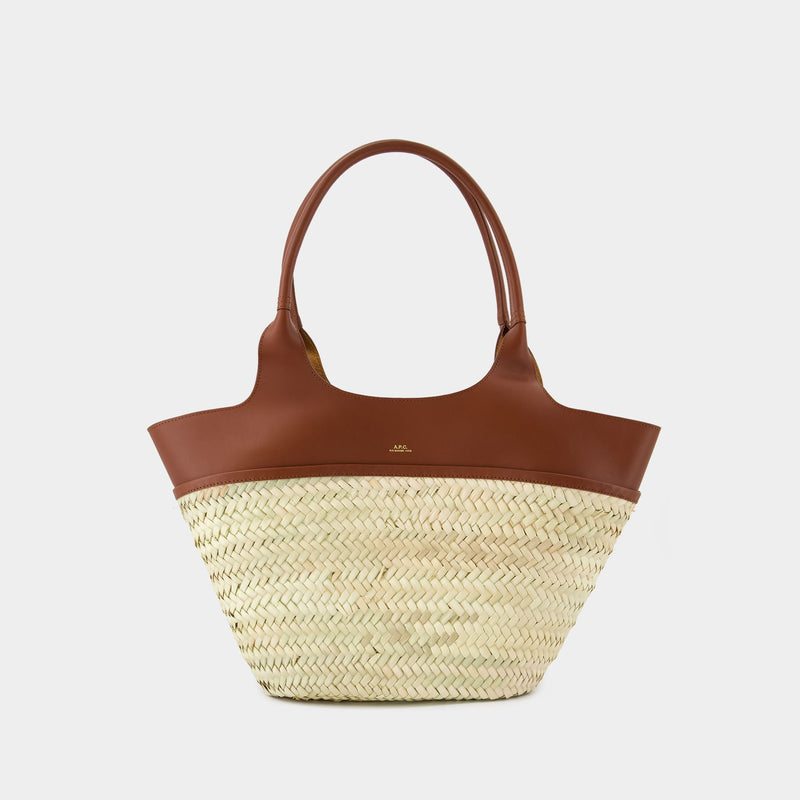 Panier Tanger Shoulder Bag - A.P.C. - Leather - Hazelnut