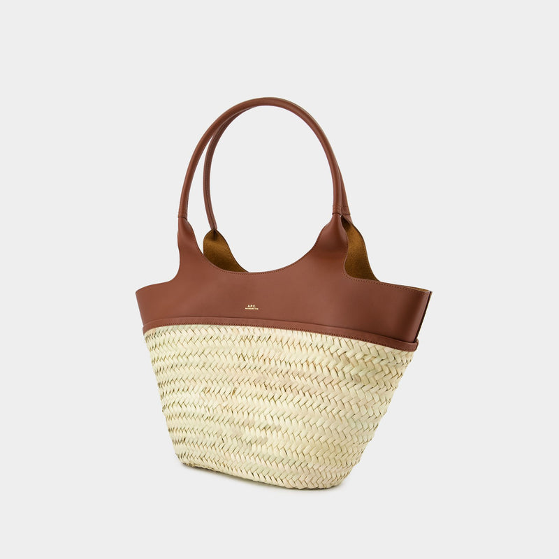 Panier Tanger Shoulder Bag - A.P.C. - Leather - Hazelnut