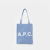 Lou Shopper Bag - A.P.C. - Cotton - Light Blue