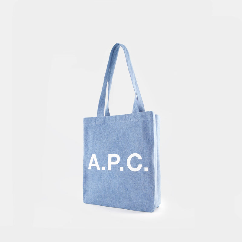 Lou Shopper Bag - A.P.C. - Cotton - Light Blue