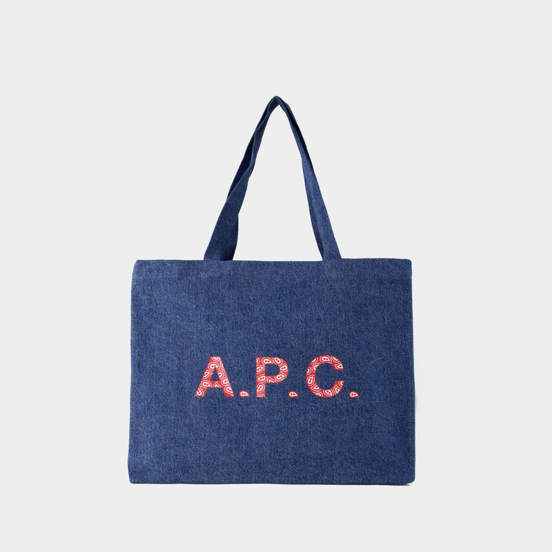 Diane Shopper Bag - A.P.C. - Cotton - Blue Denim