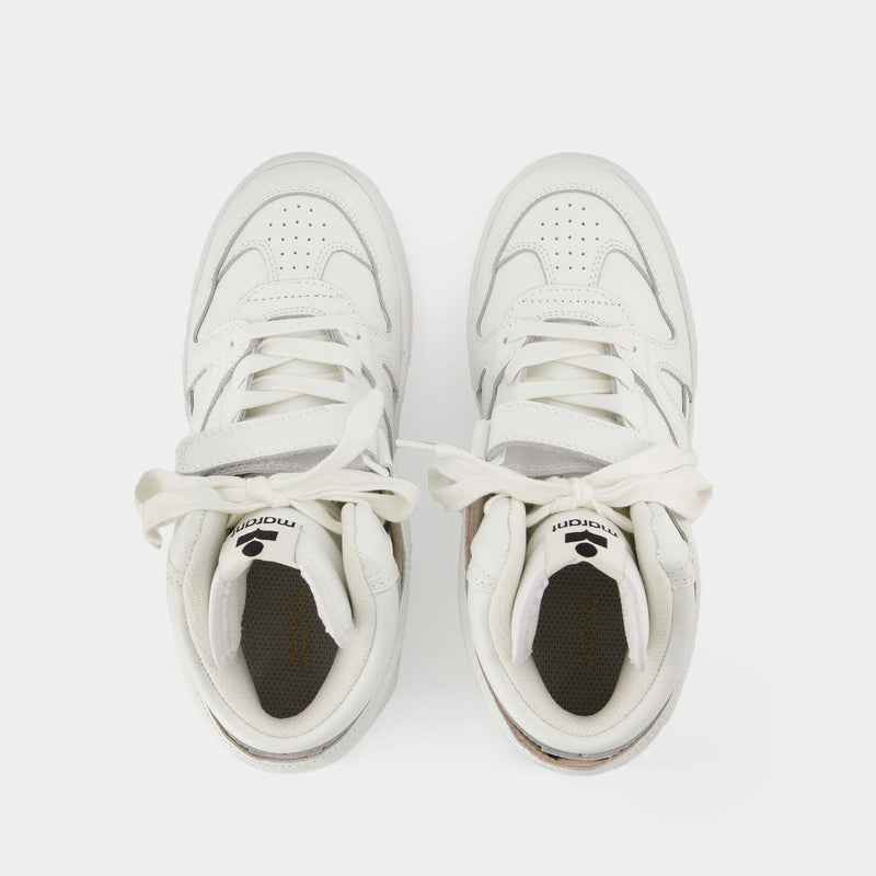 Brooklee-Gz Sneakers - Isabel Marant - White - Leather