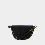 Skano Gz Crossbody - Isabel Marant - Leather - Black