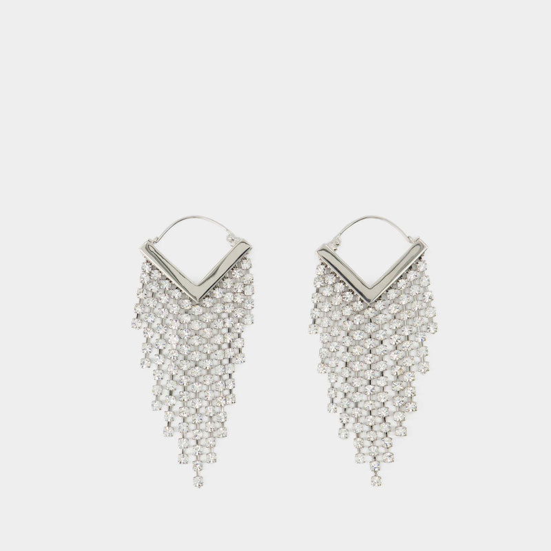 Melting Earring - Isabel Marant - Silver - Metal