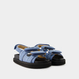 Madee Sandals - Isabel Marant - Cotton - Light Blue