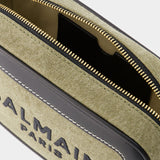 B-Army Camera Bag - Balmain - Canvas - Khaki