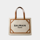 B-Army Medium Shopper Bag - Balmain - Canvas - Brown