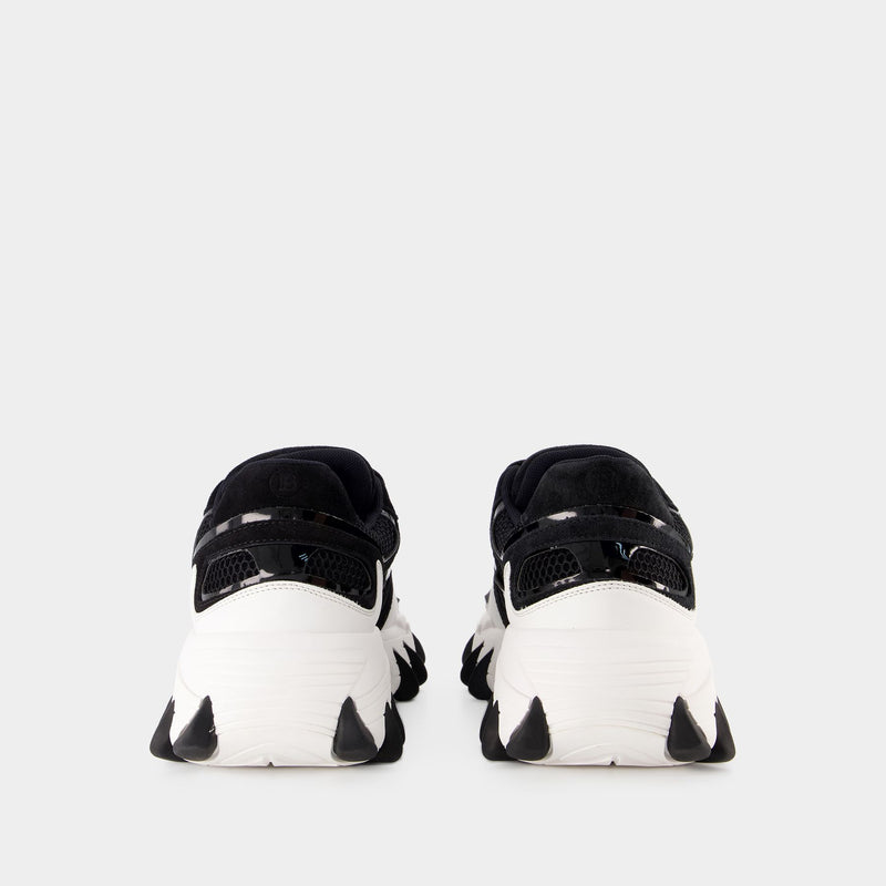 B-East Sneakers - Balmain - Leather - Black/ White