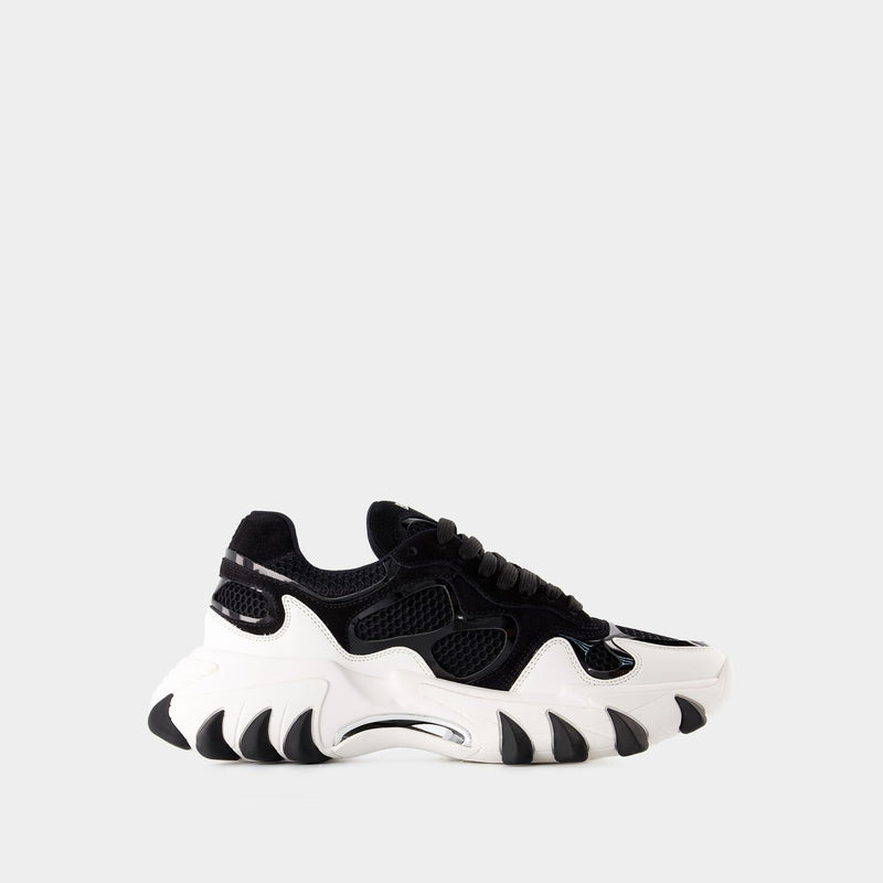 B-East Sneakers - Balmain - Leather - Black/ White