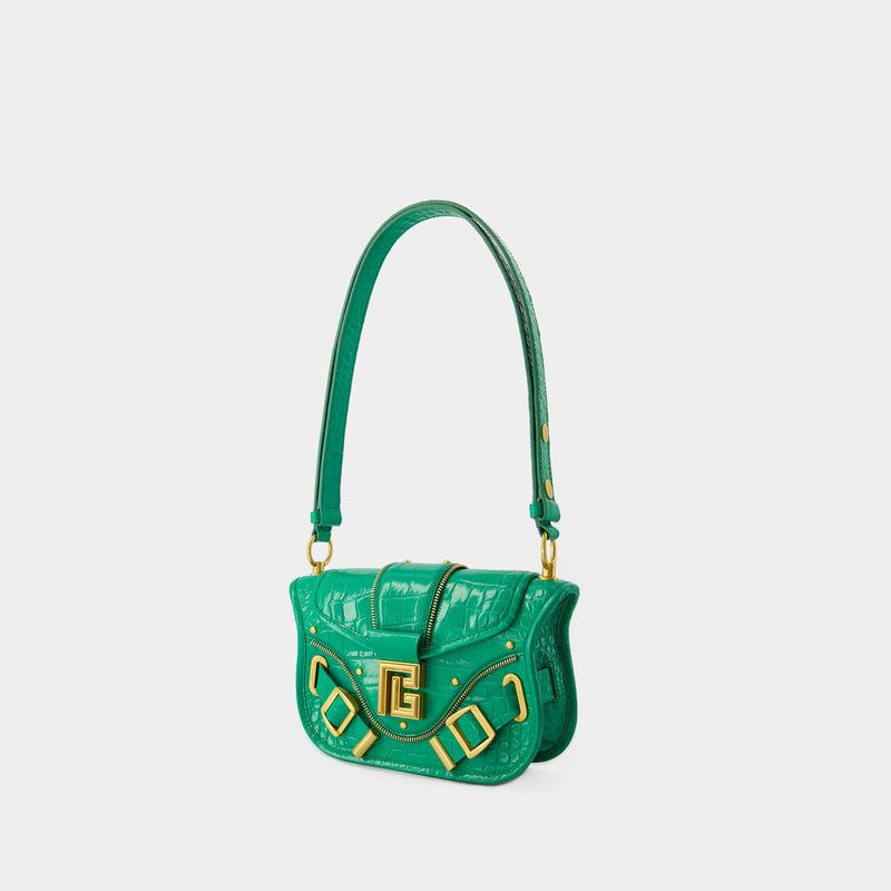 Blaze Shoulder Bag - Balmain - Leather - Green