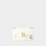 B-Buzz 24 Crossbody - Balmain - Leather - White