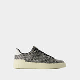 B-Court Sneakers - Balmain - Leather - Black