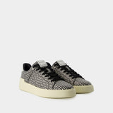 B-Court Sneakers - Balmain - Leather - Black