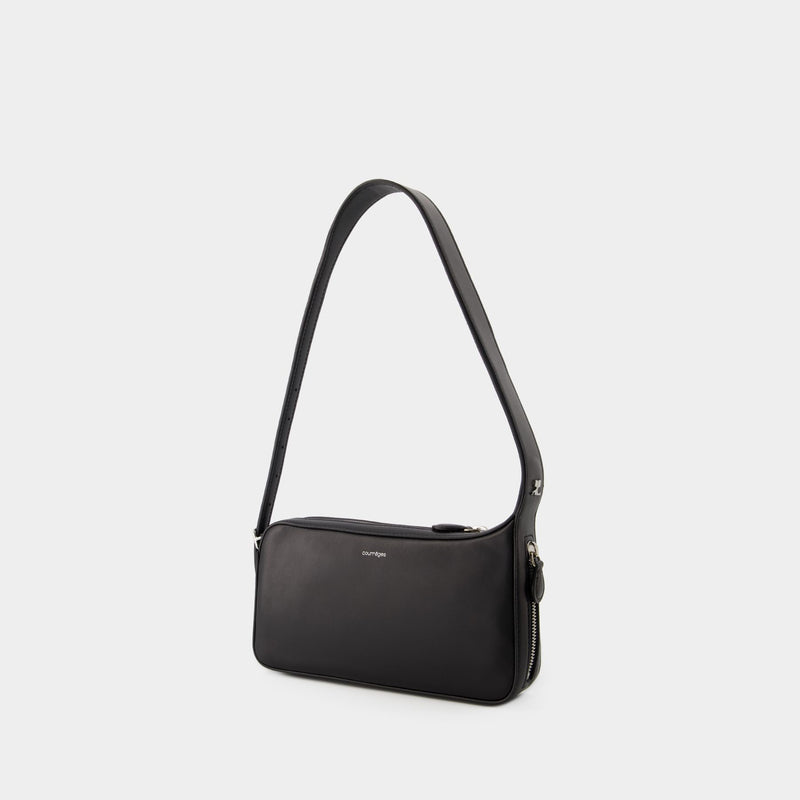 One Racer Hobo Bag - Courreges - Leather - Black