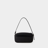 Baguette Hobo Bag - Courreges - Leather - Black