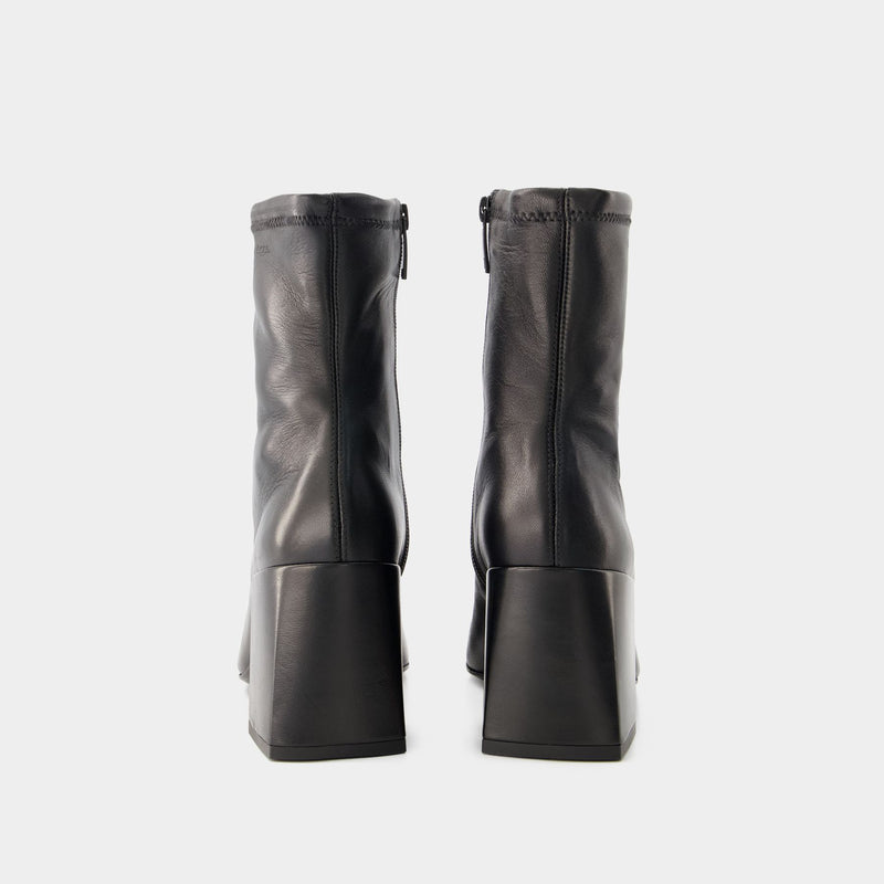 Heritage Boots - Courreges - Leather - Black