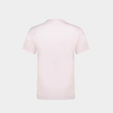 AC Straight T-Shirt - Courreges - Cotton - Powder Pink