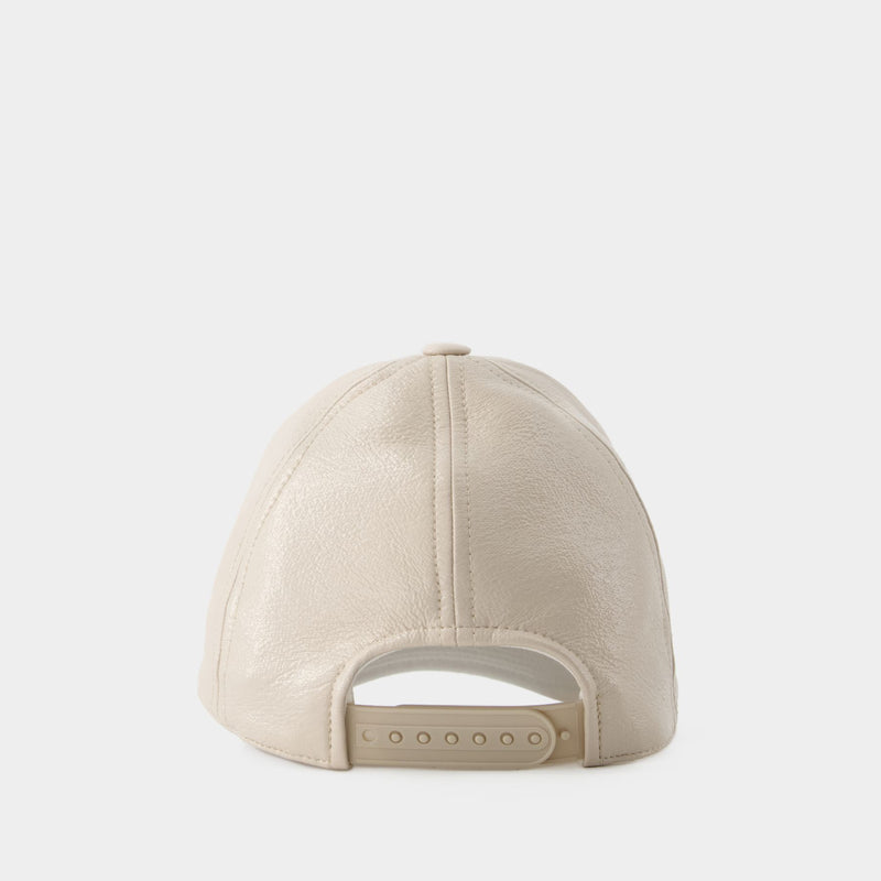 Réedition Vinyl Cap - Courreges - Cotton - Mastic Grey