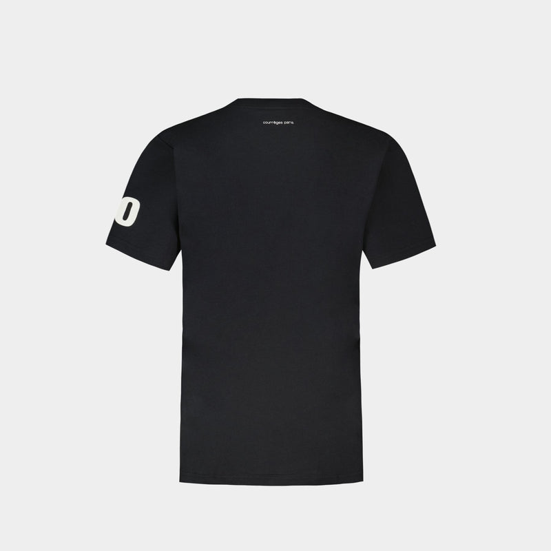 Ac Straight T-Shirt - Courreges - Cotton - Black