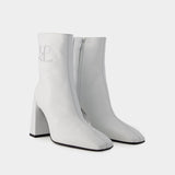 Heritage Ankle Boots - Courreges - Leather - Heritage White