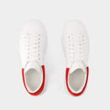 Oversized Sneakers - Alexander Mcqueen - Leather - White/Red