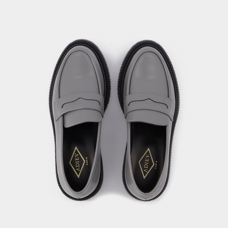 159 Loafers in Grey Leather