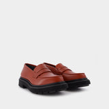 159 Loafers  in Red Leather