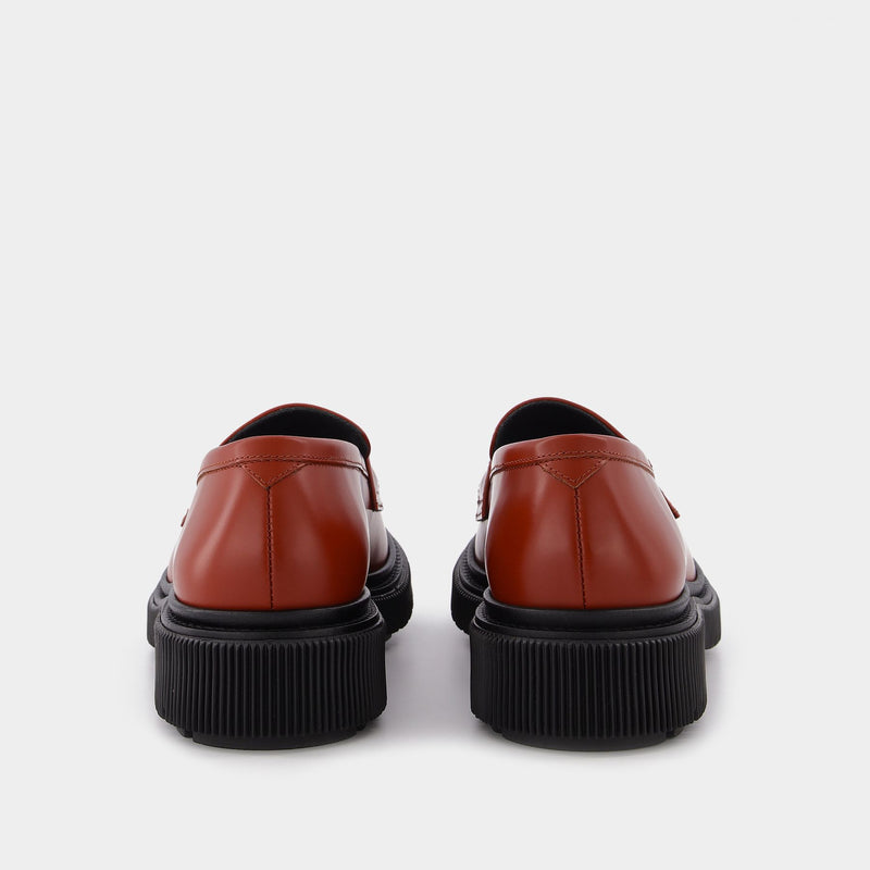 159 Loafers  in Red Leather