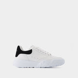 Oversized Sneakers - Alexander Mcqueen - White/Black - Leather