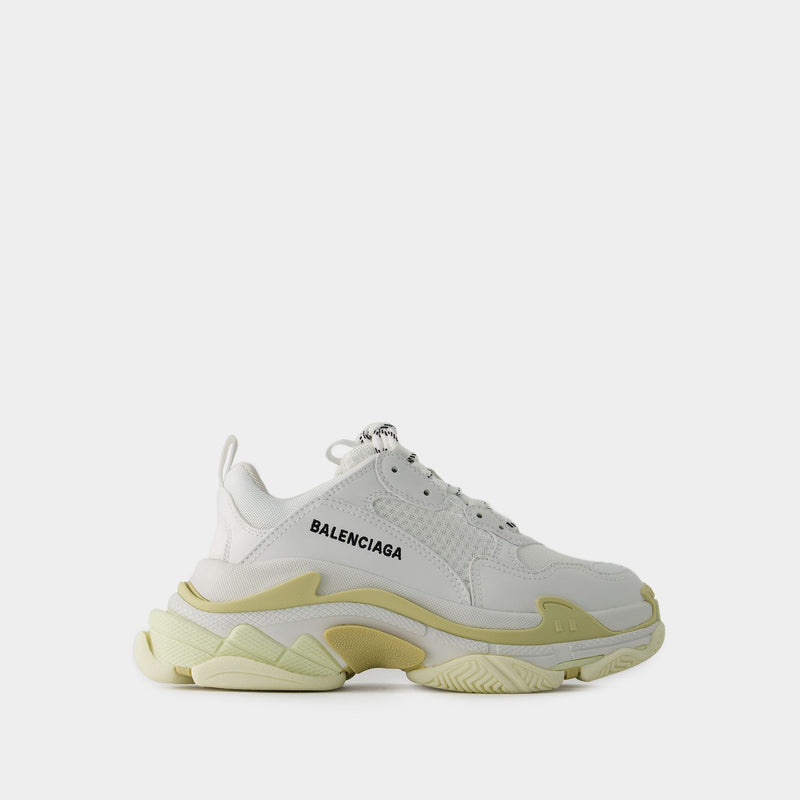 Triple S Sneakers - Balenciaga - Leather Free - White