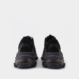 Triple S Clearsole Sneakers - Balenciaga -  Black