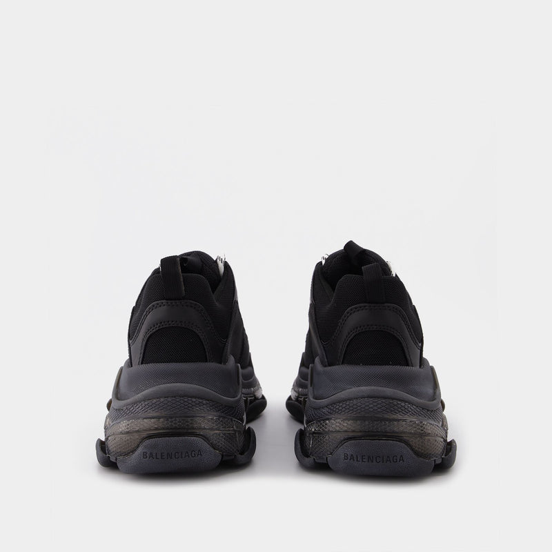 Triple S Clearsole Sneakers - Balenciaga -  Black