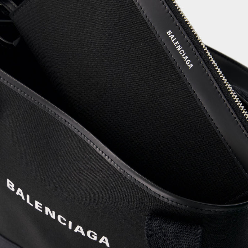 Navy S Shopper Bag - Balenciaga - Leather - Black