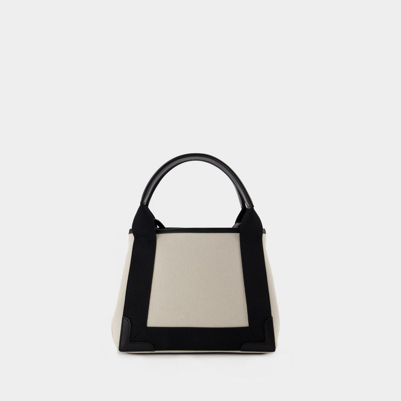 Navy Cabas Xs Aj Crossbody - Balenciaga - Beige/Black - Canva