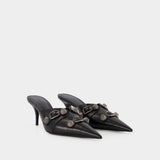 Cagole M70 Mules - Balenciaga -  Black - Leather