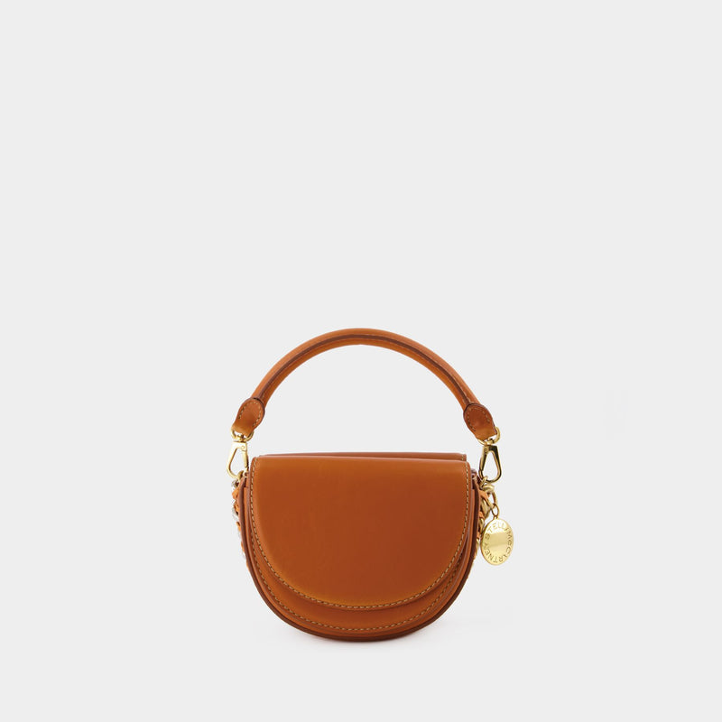 Flap Alter Mat Bag - Stella Mccartney - Vegan Leather - Brown