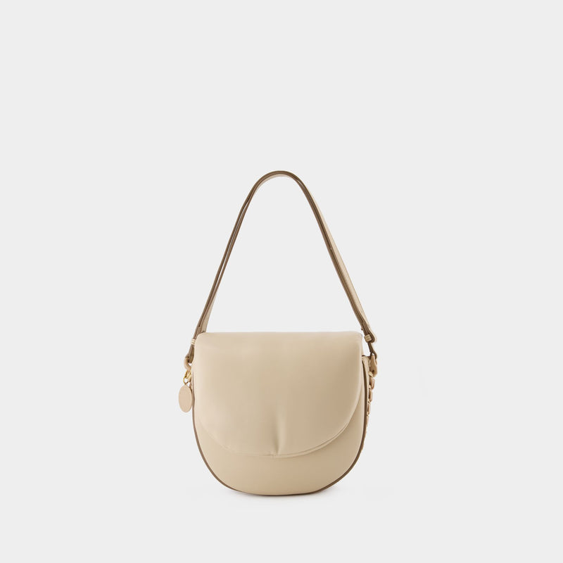 M Flap Puffy Alter Mat Bag - Stella McCartney - Vegan Leather - Beige