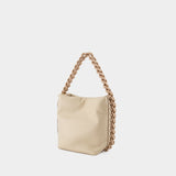 Puffy Alter Mat Bucket Bag - Stella McCartney - Vegan Leather - Beige