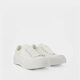 Oversized Sneakers - Alexander Mcqueen - White - Leather