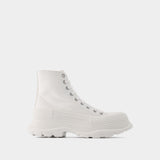 Tread Slick Sneakers - Alexander Mcqueen - White - Leather