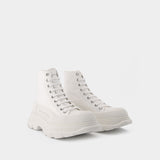 Tread Slick Sneakers - Alexander Mcqueen - White - Leather