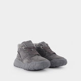 Sneaker High in Grey Leather