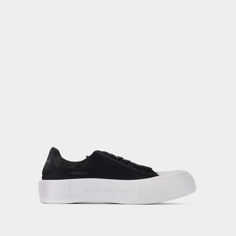 Oversized Sneakers - Alexander Mcqueen -  Black/White - Leather