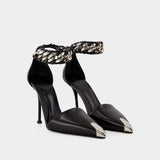 Punk Pumps - Alexander Mcqueen - Leather - Black/Silver